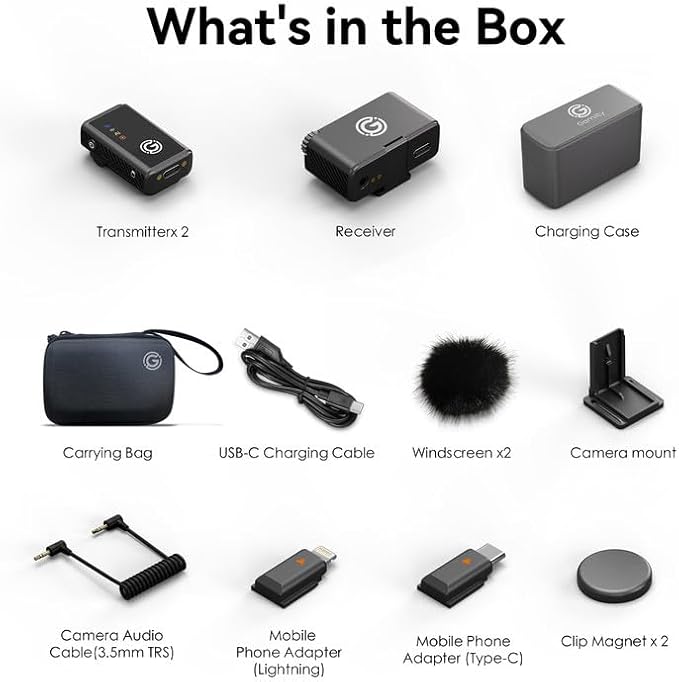 Wireless Microphone, AI Noise Cancelling - Image 8