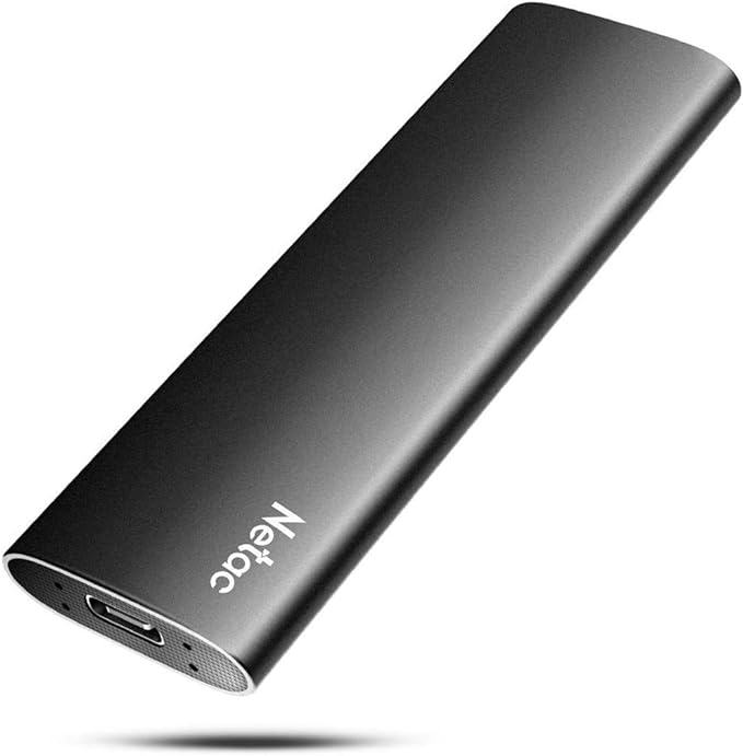 Netac 2TB Portable SSD USB 3.2 Gen 2 External Solid State Drive Backup Slim by Netac