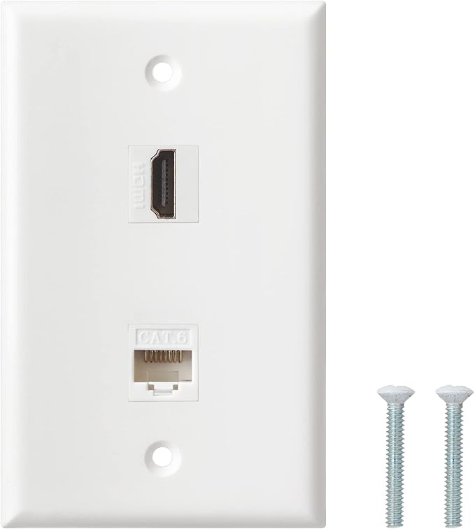 HDMI Ethernet Wall Plate by BNPUHIU