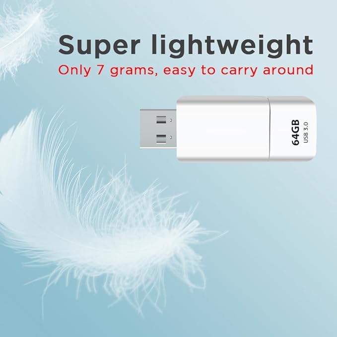 GIGASTONE 64GB Flash Drive, Z60NB USB 3.2 Gen 1, Ultra Fast, Retractable - Image 8