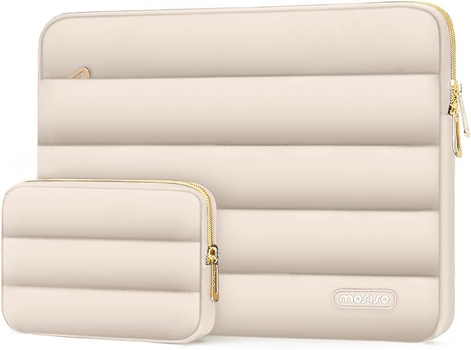 MOSISO 13.3 inch Laptop Case, 13-13.3 inch Puffy Laptop Sleeve Compatible by MOSISO