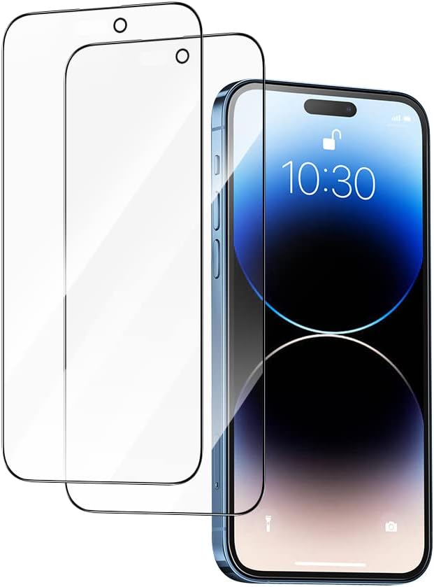 PERFECTSIGHT 2 Pack Compatible for iPhone 14 Pro Max Screen Protector 6.7 Inch by PERFECTSIGHT