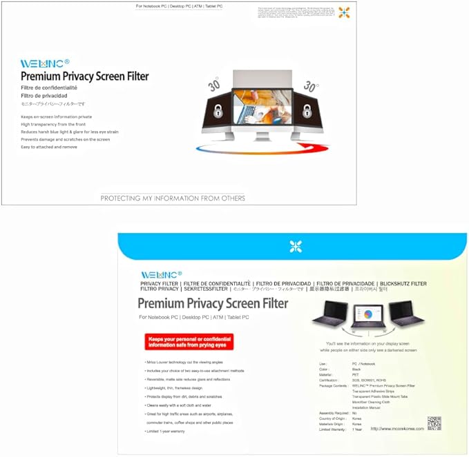 21.5 Inch - 16:9 Aspect Ratio - Computer Privacy Screen Filter - Image 9