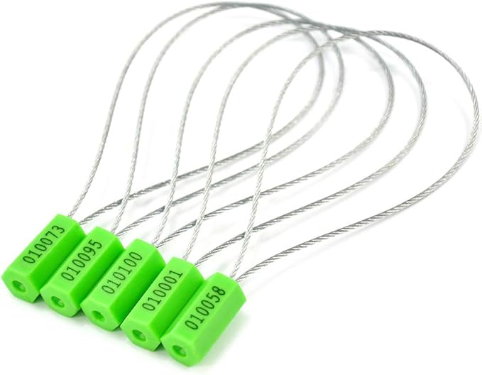 Leadseals 100 Security Cable Seals Numbered Security Tags Tamper Proof Tags - Image 7