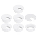 uxcell 6 Pcs 35mm Desk Grommet, Plastic Cable Hole Cover, Wire Cord Cable by uxcell