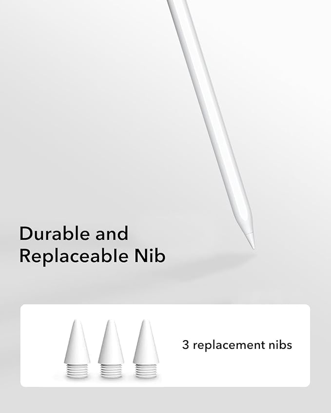 Stylus Pen for iPad, Tilt Sensitivity Palm Rejection Fast Charge Stylus Pencil - Image 8