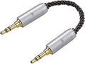 okcsc 3.5MM Male to 3.5MM Male Ultra Short Hifil Male to Male AUX Audio Cable by okcsc