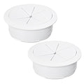 2 Pcs Desk Grommet 2" / 50 mm, Desk Hole Cover by EASYEAH