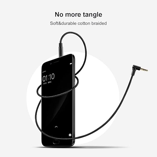 CableCreation 3.5mm Audio Cable 3FT/0.9M, 3.5mm Right Angle Male to Male - Image 6