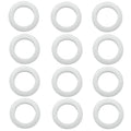 12 Pcs Rubber Grommets, 0.98" Inside Diameter 1" Drill Hole Rubber Wire by Kyuionty
