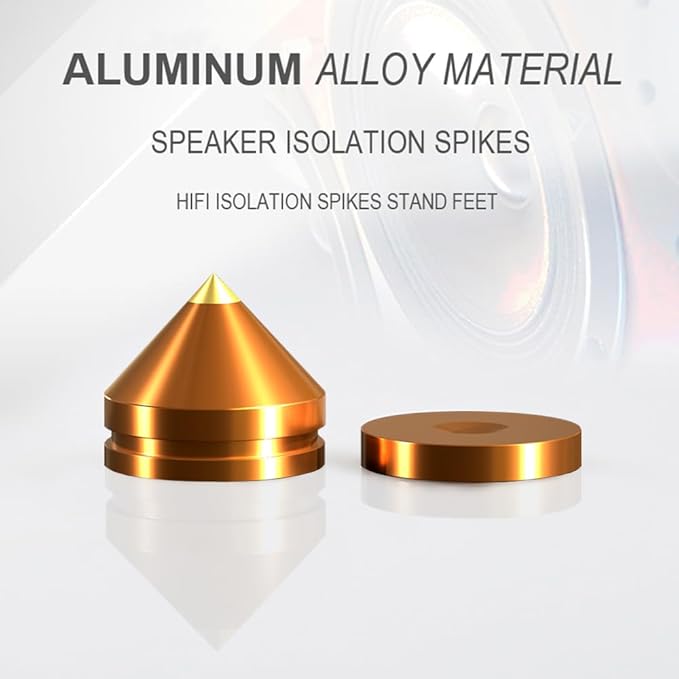 4Pcs Speaker Spikes Floor Protectors Shockproof Speaker Isolation Spikes - Image 2