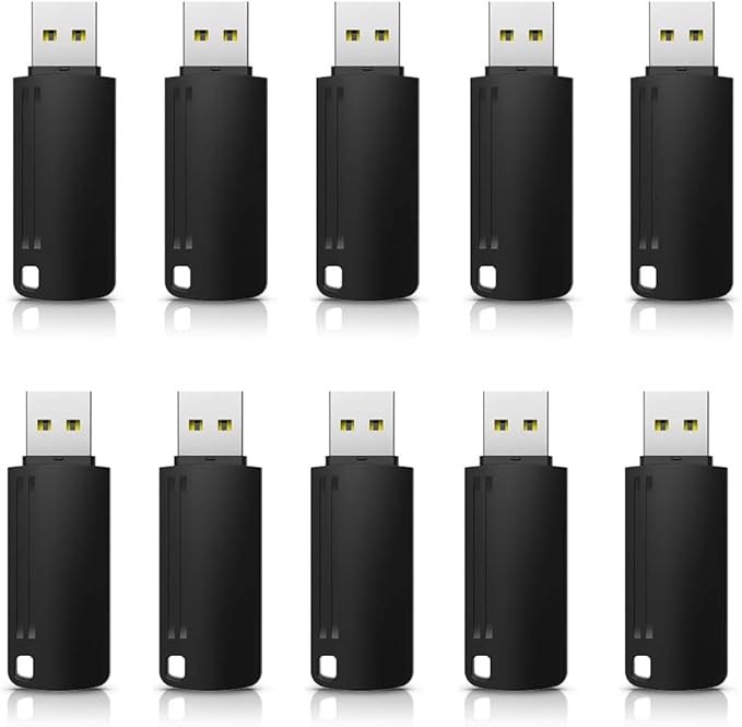 KEXIN 32GB Flash Drive Thumb Drive 10 Pack 32G USB Flash Drive Bulk Memory Stick by Home