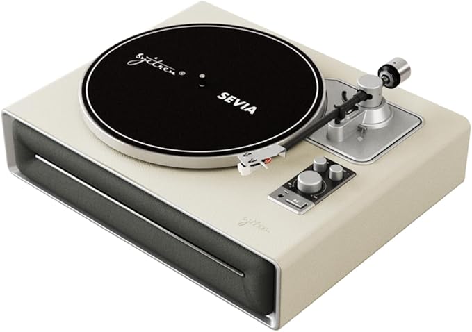 SEVIA Record Player Vintage Turntable by Bringmusicbackintoyourlife