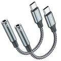 USB Type C to 3.5mm Headphone Jack Adapter, USB C to Aux Female Audio Dongle by Unknown