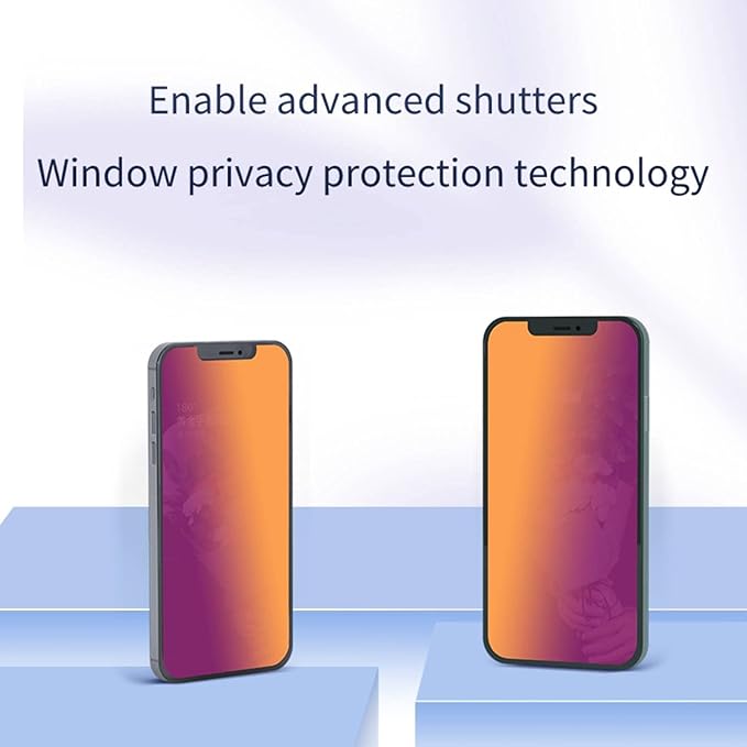 Privacy Screen Protector for iPhone 12 Pro max- Flexible film, Gradient Colorful - Image 4