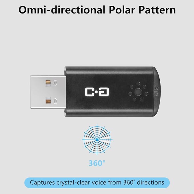 USB Microphone for Laptop and Desktop Computer, High Sensitivity for Clear Call - Image 5