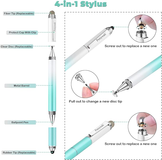 Penyeah Capacitive Stylus Pen, Universal Touch Screens Stylus Pen - Image 2