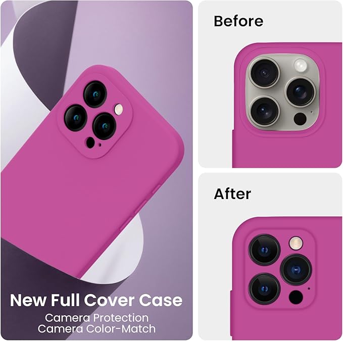 FireNova Designed for iPhone 15 Pro Max Case, Silicone Upgraded Phone Case with - Image 3