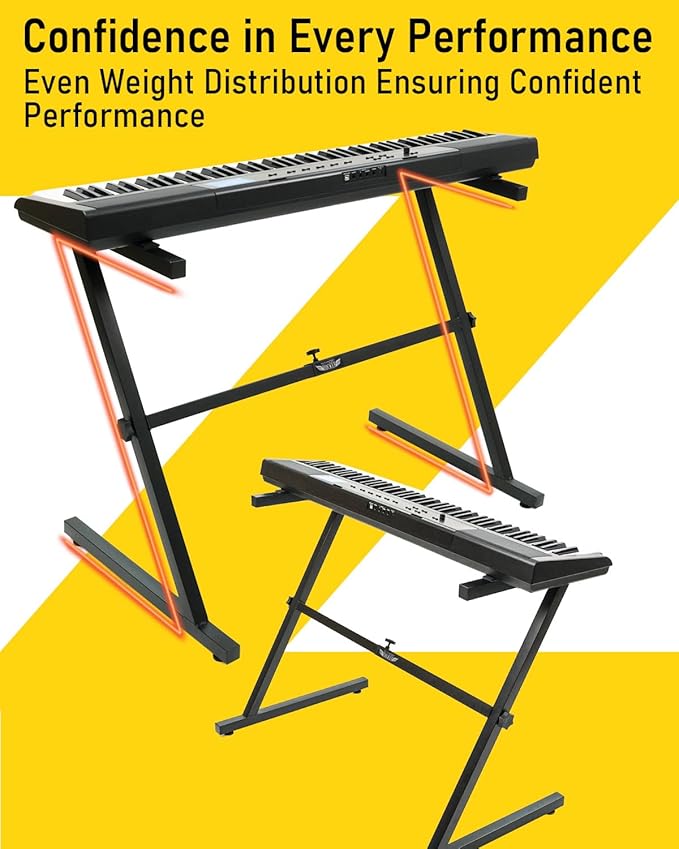 Stage Rocker Z-Style Keyboard Stand, Adjustable Width - Image 3