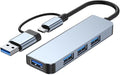 USB Hub 3.0 with 4 Ports, VIENON Aluminum USB C to USB 3.0 Hub USB Splitter by vienon