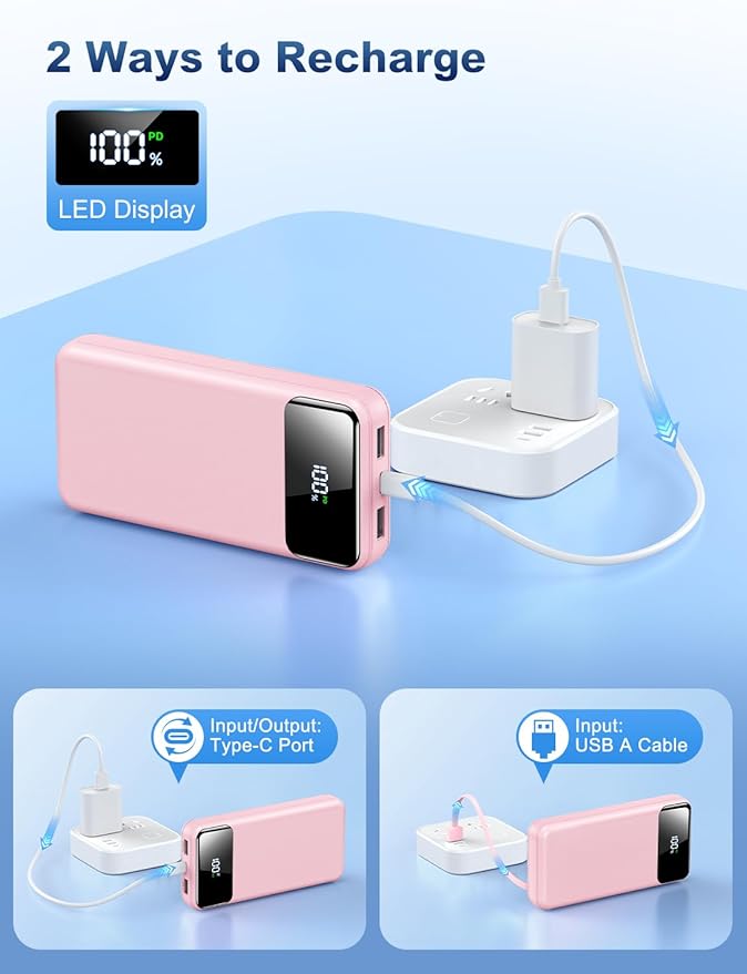 Portable Charger Power Bank 50000mAh Battery Pack, 22.5W Fast Charging PowerBank - Image 6