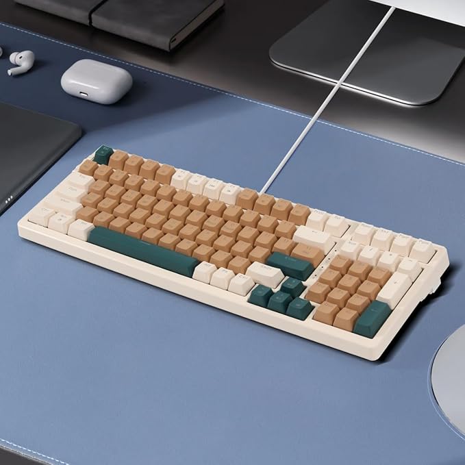 Wireless Mechanical Keyboard, Triple Mode 2.4G/USB-C/BT Gaming Keyboards 100 - Image 5