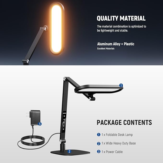 NEEWER Basics 16W LED Desk Lamp - Image 9
