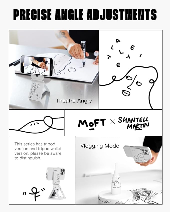 MOFT x Shantell Martin Phone Tripod Wallet - Image 4