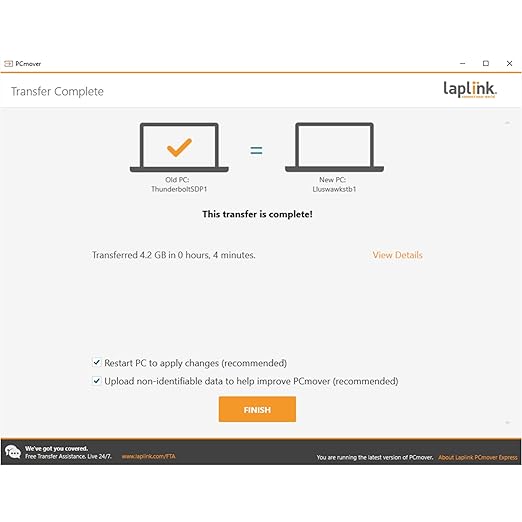 LAPLINK Easy Transfer Cable for Windows, Includes PCmover Express Software and - Image 8