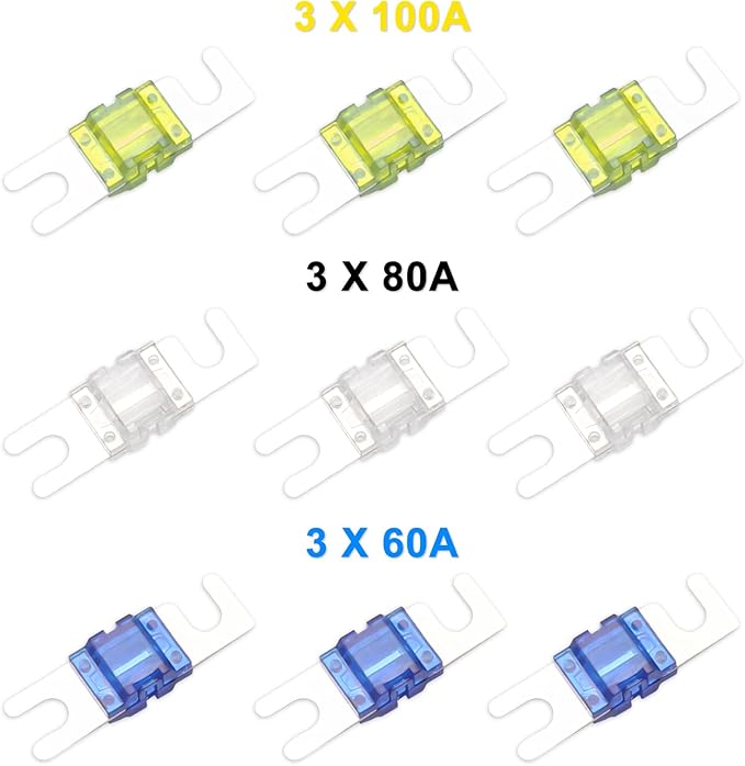 Recoil MFH13 3-Way Mini-ANL Fused Distribution Block, 3 X 0/2/4 Gauge in / 3 X - Image 5