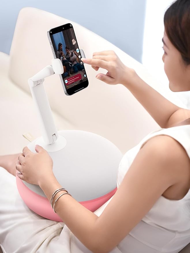 SAIJI Cell Phone Pillow Holder mini iPhone Stand - Image 8
