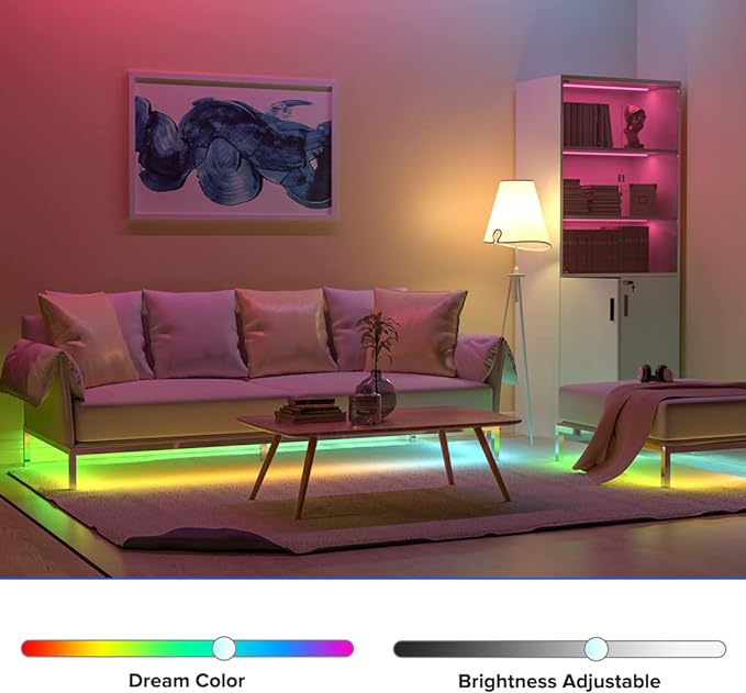 BTF-LIGHTING C04W RGBW PWM SMD FCOB 5PIN LED Strip 2.4GHz Tuya WiFi Group - Image 6