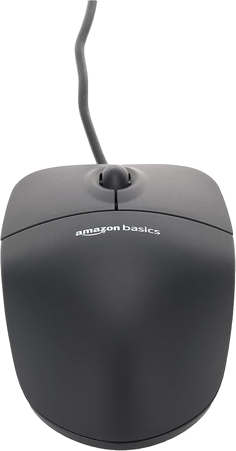 Amazon Basics 3-Button USB Wired Mouse - Image 6