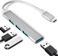 4 Ports USB C to USB Hub, Aluminum Type C to USB A 3.0 Adapter, Plug and Play by Unknown