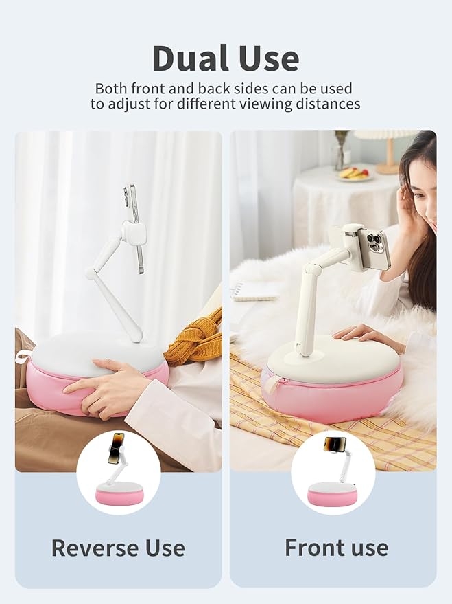 SAIJI Cell Phone Pillow Holder mini iPhone Stand - Image 5