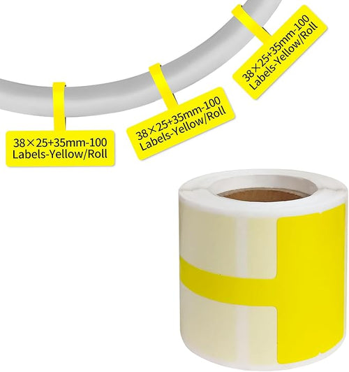100 Pcs Cable Labels by PUQU