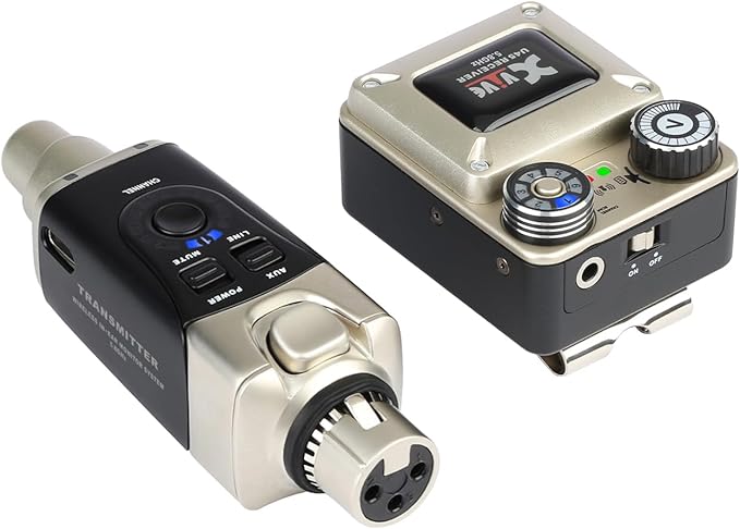 Xvive U45 Wireless in Ear Monitor System 5.8ghz IEM System Transmitter and - Image 8