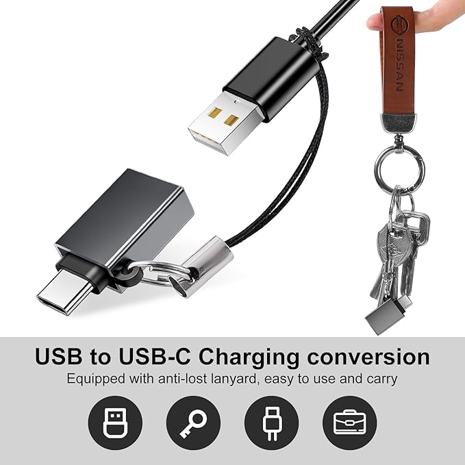 USB Type C Adapter 8 Pack, USB to USB C Adapter, USBC Type A Male Female OTG - Image 6