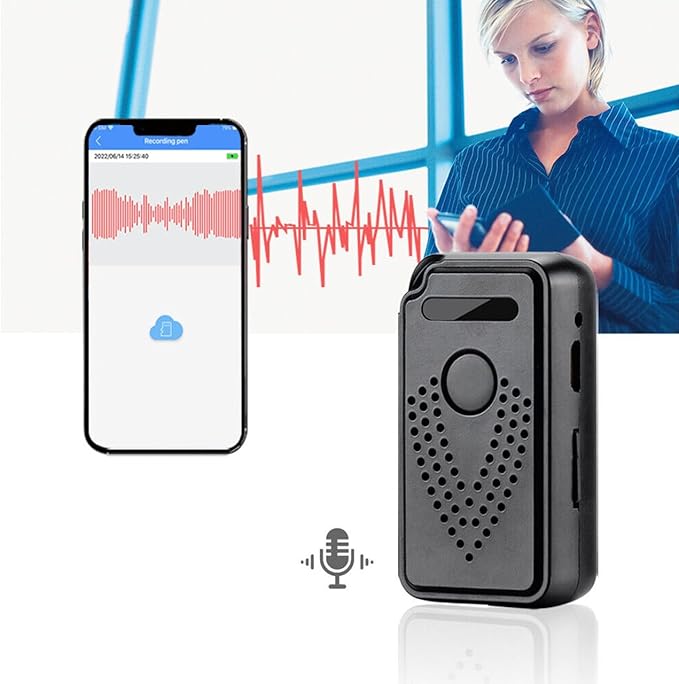 480Hr WiFi Mini Voice Recorder Live Stream 128G Voice-Activated Audio Recorder - Image 4