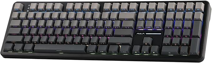 EPOMAKER Aula F108 Wireless Gaming Keyboard, Full Size Mechanical Keyboard by EPOMAKER