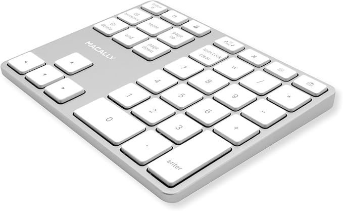 Macally Bluetooth Number Pad for Laptop by Macally