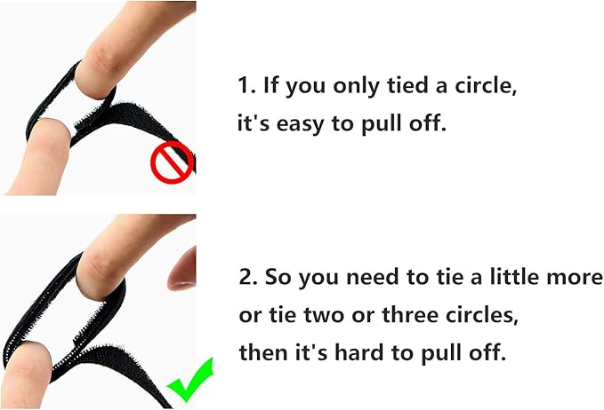 Reusable Fastening Tape Cable Ties 3/4 Inch Double Side Hook Roll - Image 6