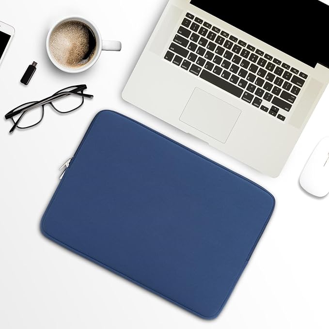 RAINYEAR 15.6 Inch Laptop Sleeve Protective Case Soft Lining Zipper Cover - Image 6