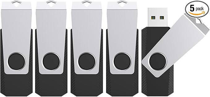 TOPESEL USB Flash Drive 5 Pack 16GB USB 3.0 Flash Drive Memory Stick USB Drive by TOPESEL