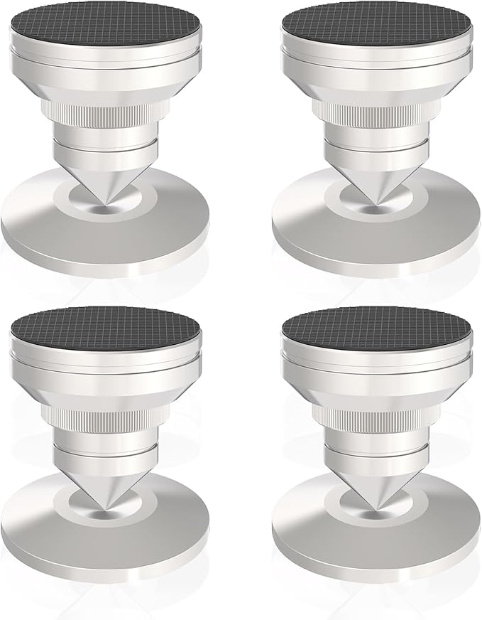 Preffair Adjustable Turntable Feet Stainless Steel Speaker Vibration Isolation by PreffairAudio