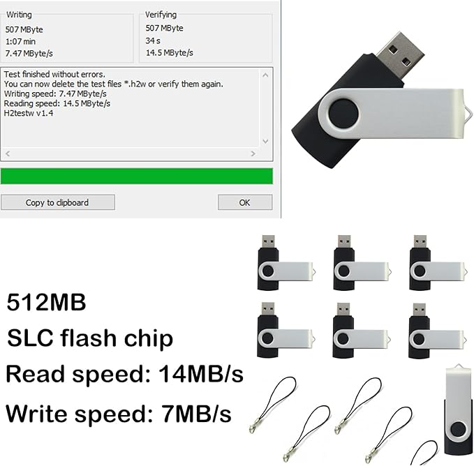 lcwamy 512MB Flash Drives 100 Pack USB Drives Bulk USB Flash Drive 100 Pack - Image 2