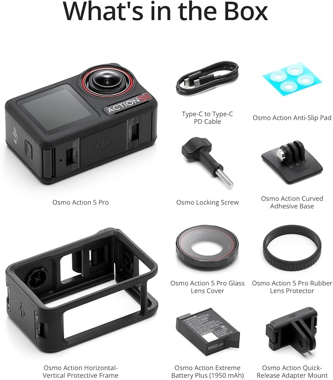 DJI Osmo Action 5 Pro Standard Combo, Waterproof Action Camera - Image 5