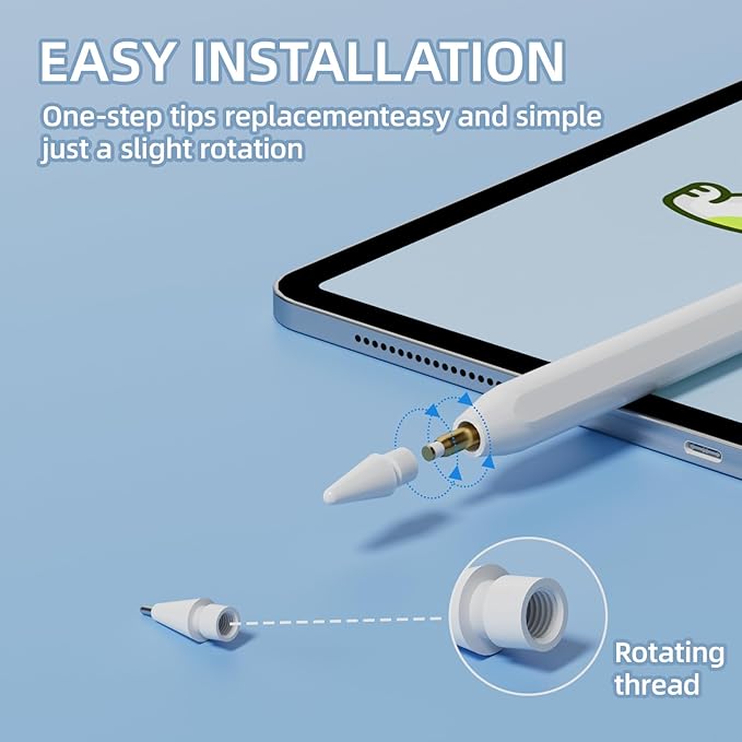 nimin Replacement Tips for Apple Pencil 2nd Gen & 1st Gen- Apple Pencil Spare - Image 5