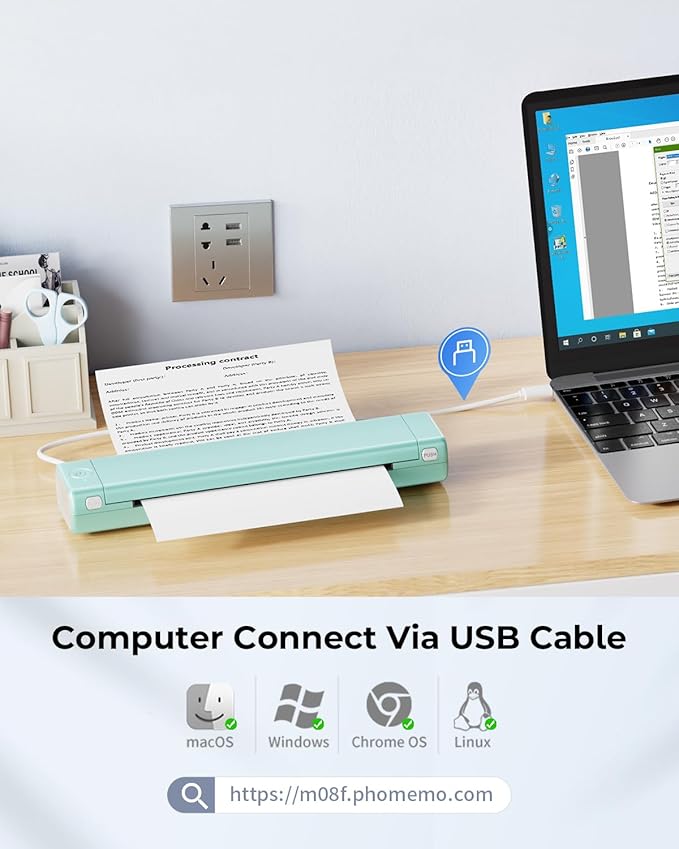 Phomemo M08F Portable Printers Wireless - Image 3