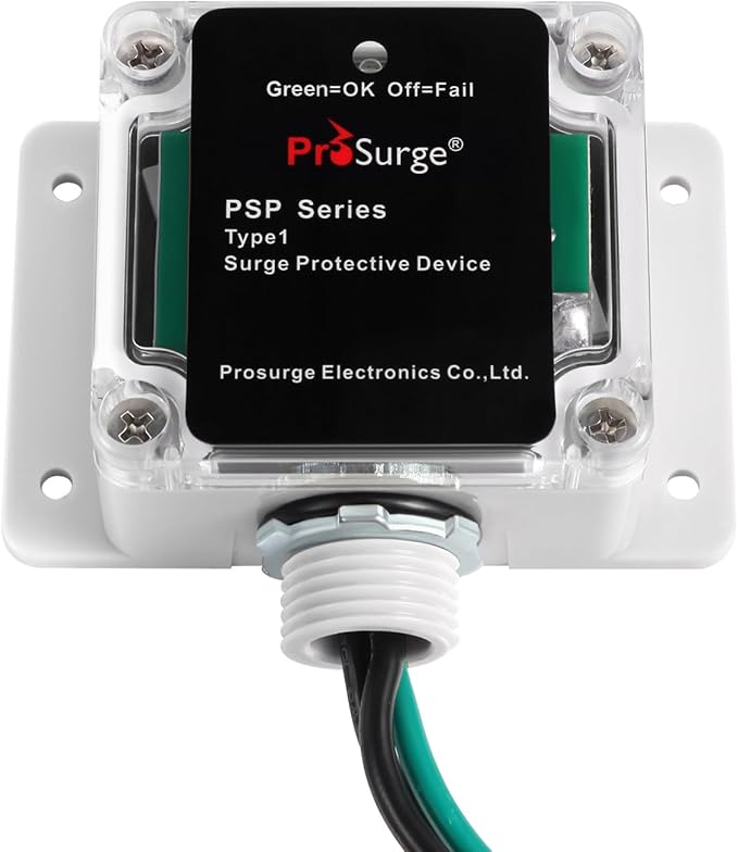 Whole House Surge Protection Device, Outdoor or Indoor, Single-Phase, 3-Wire by ProSurge